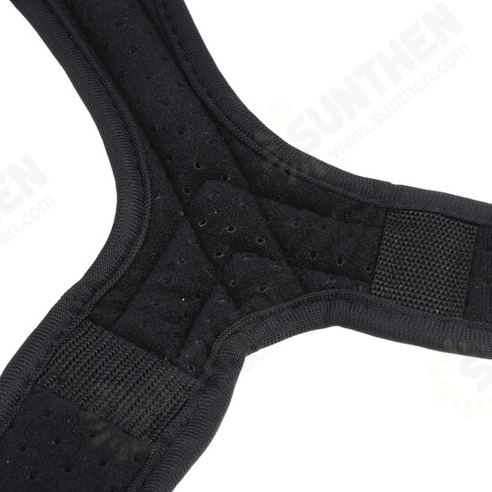 S/M/L Adjustable Back Shoulder Support Brace Belt Therapy Posture Corrector S/M/L Adjustable Back Shoulder Support Brace Belt Therapy Posture Corrector