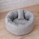 S/M/L Donut Plush Small Dog Cat Beds Warm Soft Pet House Nest With Pillow Cave Pet Bed