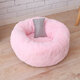 S/M/L Donut Plush Small Dog Cat Beds Warm Soft Pet House Nest With Pillow Cave Pet Bed