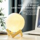 1500ml Air Humidifier 3D Moon Lamp Aroma Essential Oil Diffuser 1200mAh Battery Air Purifier Mist Maker for Office Home