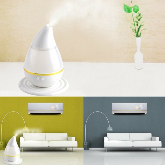 250ml Ultrasonic Air Humidifier USB Charging Essential Oil Diffuser LED Light Purifier for Home Office