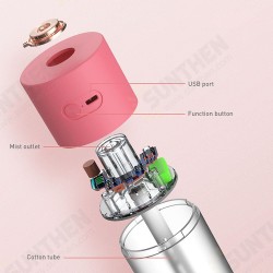 280ml Mini Air Humidifier Aroma Diffuser Mist Cool Maker USB Recharge with Night Light for Car Home Office 280ml Mini Air Humidifier Aroma Diffuser Mist Cool Maker USB Recharge with Night Light for Car Home Office