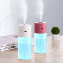 280ml Mini Air Humidifier Aroma Diffuser Mist Cool Maker USB Recharge with Night Light for Car Home Office 280ml Mini Air Humidifier Aroma Diffuser Mist Cool Maker USB Recharge with Night Light for Car Home Office