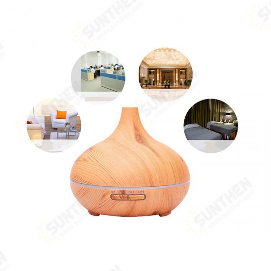 300ML Essential Diffuser Aromatherapy LED Ultrasonic Humidifier Air Purifier