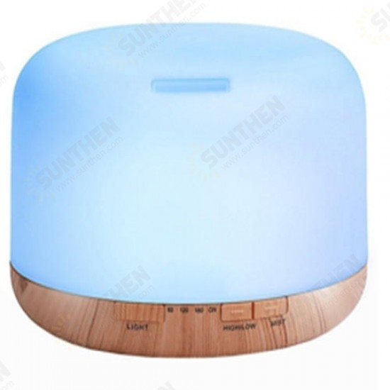 300ML Remote Control 7 Colors LED Atmosphere Light Essential Oil Aroma Fog Diffuser Air Humidifier Air Purifier