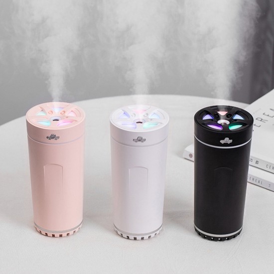 300ml Air Humidifier Aroma Diffuser Nano Atomization with Color Light 800mAh Battery Life USB Charging for Home Office Car