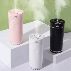 300ml Air Humidifier Aroma Diffuser Nano Atomization with Color Light 800mAh Battery Life USB Charging for Home Office Car