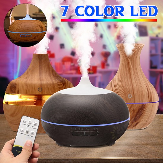 300ml Electric Ultrasonic Air Mist Humidifier Purifier Aroma Diffuser 7 Colors LED USB Charging for Bedroom Home Car Office