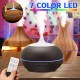 300ml Electric Ultrasonic Air Mist Humidifier Purifier Aroma Diffuser 7 Colors LED USB Charging for Bedroom Home Car Office