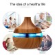 300ml Electric Ultrasonic Air Mist Humidifier Purifier Aroma Diffuser 7 Colors LED USB Charging for Bedroom Home Car Office