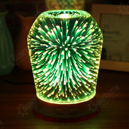 3D LED Ultrasonic Diffuser Humidifier Aromatherapy Essential Oil Diffuser Mist Humidifier