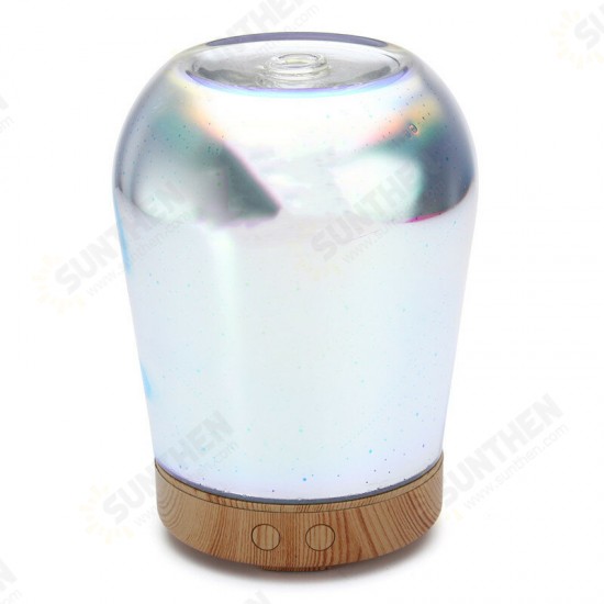 3D Star Lighting Essential Oil Aroma Diffuser Portable Ultra-quiet Ultrasonic Aromatherapy Humidifier with 6 Color LED Lights