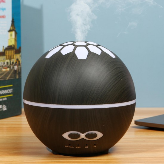 400ml Ultrasonic Air Humidifier Essential Oil Aroma Diffuser Mist Maker Remote Control with 7 Colors Night Lights