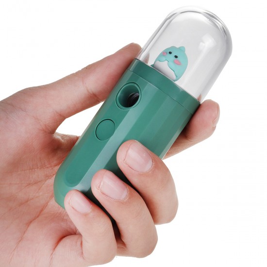 5V Portable Mini humidifier Nanometer Fine Fog USB Charging 250mAh Battery Life Low Noise for Home Car Office