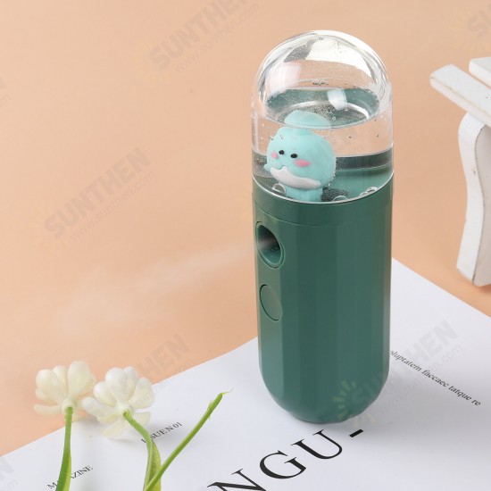 5V Portable Mini humidifier Nanometer Fine Fog USB Charging 250mAh Battery Life Low Noise for Home Car Office