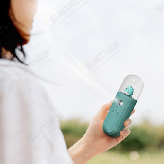 5V Portable Mini humidifier Nanometer Fine Fog USB Charging 250mAh Battery Life Low Noise for Home Car Office