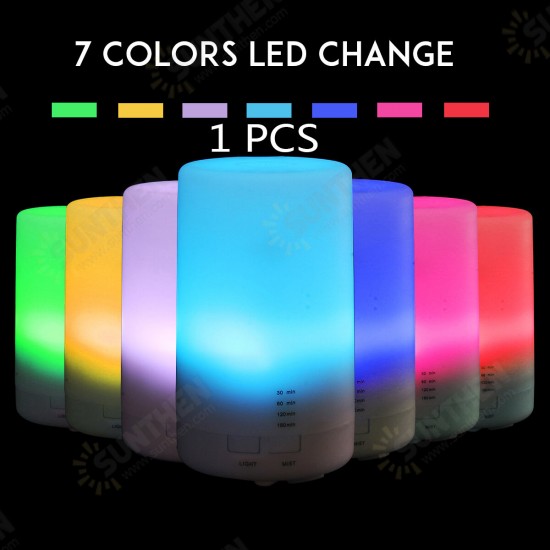 7 LED Ultrasonic Aroma Essential Diffuser Air Humidifier Purifier Aromatherapy Timing Function