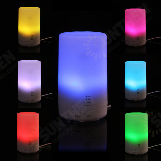 7 LED Ultrasonic Aroma Essential Diffuser Air Humidifier Purifier Aromatherapy Timing Function