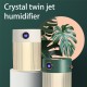 2 Modes Mini Air Humidifier Digital Display Night Light USB Charging 4000mAh Mute Auto-off Protection Humidifier