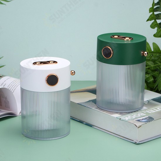 2 Modes Mini Air Humidifier Digital Display Night Light USB Charging 4000mAh Mute Auto-off Protection Humidifier