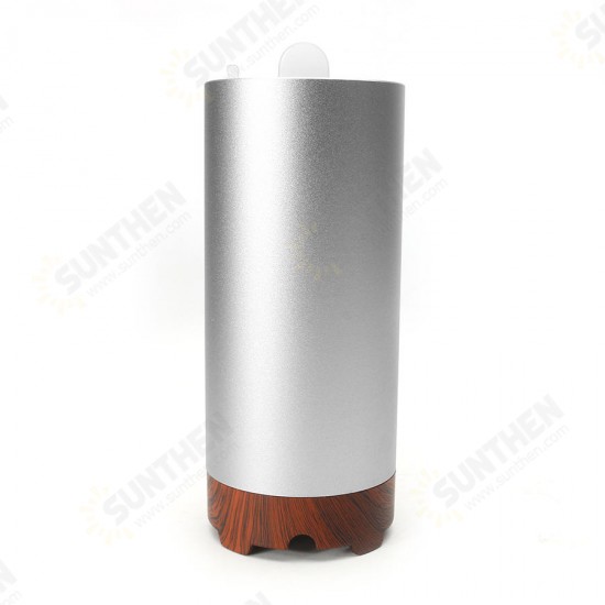 GX-Diffuser GX-B02 Protable Essential Oil Humidifier Aromatherapy Diffuser Metal & Wood Grain Style