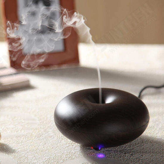 Ultrasonic Wood Grain Aroma Humidifier Negative Ion Purification Intelligent power off Atomizer