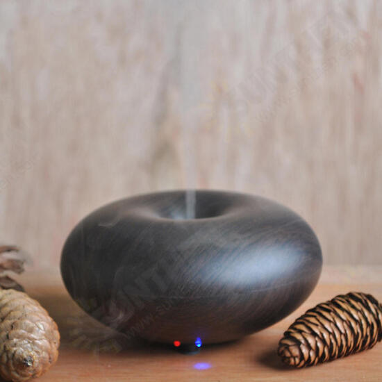 Ultrasonic Wood Grain Aroma Humidifier Negative Ion Purification Intelligent power off Atomizer