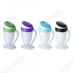 LH261 Luminous Cup Humidifier Drop Ultrasonic Cool Mist Humidifier Ultrasonic Travel Humidifier