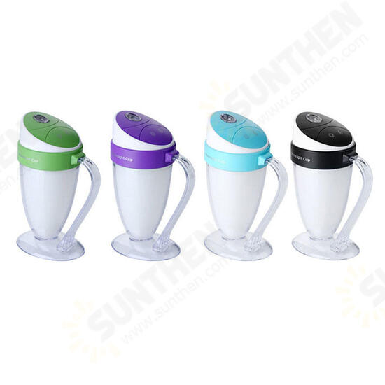 LH261 Luminous Cup Humidifier Drop Ultrasonic Cool Mist Humidifier Ultrasonic Travel Humidifier