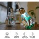 Portable LED Bulb Shape Humidifier 7 Color LED Night Light Air Humidifier USB Charging for Bedrom Home Office Travel