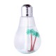 Portable LED Bulb Shape Humidifier 7 Color LED Night Light Air Humidifier USB Charging for Bedrom Home Office Travel