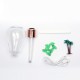 Portable LED Bulb Shape Humidifier 7 Color LED Night Light Air Humidifier USB Charging for Bedrom Home Office Travel
