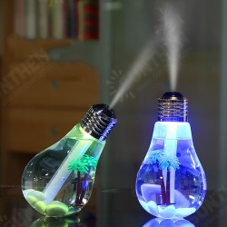 Portable LED Bulb Shape Humidifier 7 Color LED Night Light Air Humidifier USB Charging for Bedrom Home Office Travel Portable LED Bulb Shape Humidifier 7 Color LED Night Light Air Humidifier USB Charging for Bedrom Home Office Travel