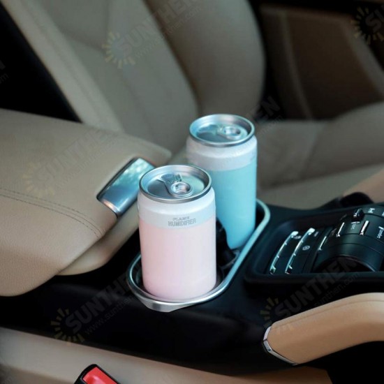 Portable USB Humidifier Special Can Shape with Flame Lamp for Desk Travel Office Car and Bedroom Portable USB Humidifier Special Can Shape with Flame Lamp for Desk Travel Office Car and Bedroom