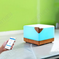 Smart WIFI 110-220V 12W Wood Grain Intelligent Aromatherapy Humidifier 6 Color LED Light Amazon Alexa Google Control Smart WIFI 110-220V 12W Wood Grain Intelligent Aromatherapy Humidifier 6 Color LED Light Amazon Alexa Google Control