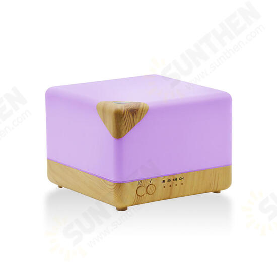 Smart WIFI 110-220V 12W Wood Grain Intelligent Aromatherapy Humidifier 6 Color LED Light Amazon Alexa Google Control