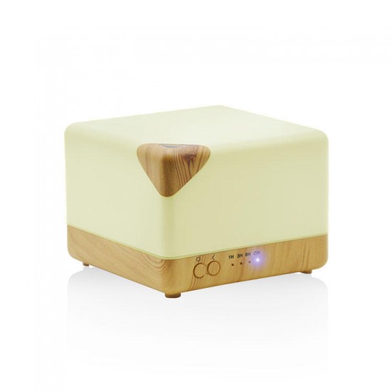 Smart WIFI 110-220V 12W Wood Grain Intelligent Aromatherapy Humidifier 6 Color LED Light Amazon Alexa Google Control