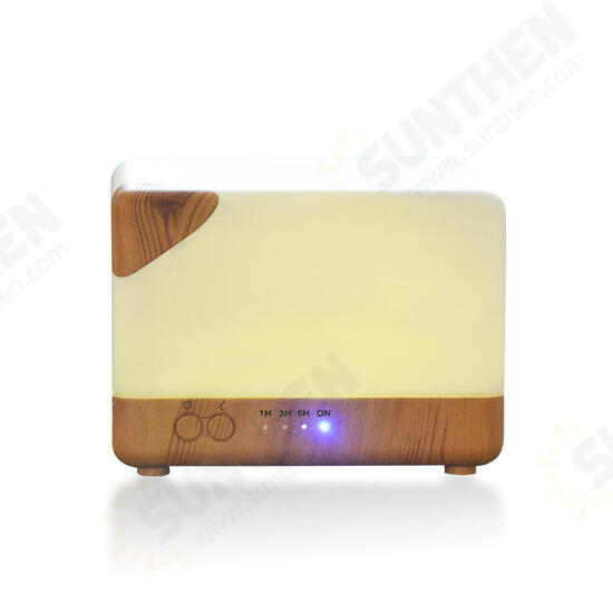 Smart WIFI 110-220V 12W Wood Grain Intelligent Aromatherapy Humidifier 6 Color LED Light Amazon Alexa Google Control