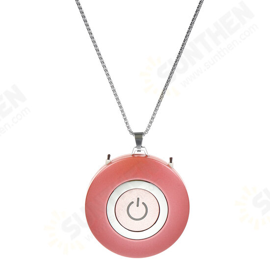 Wearable Air Purifier Necklace Mini Portable USB Negative Ion Air Cleaner Freshener