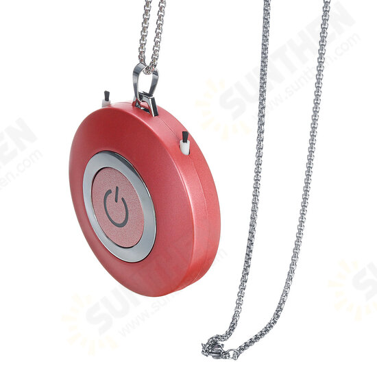 Wearable Air Purifier Necklace Mini Portable USB Negative Ion Air Cleaner Freshener