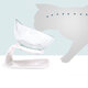 15° Tilt Angle Cat Food Bowl Raised Transparent Protect Cat's Spine Anti Vomiting Cat Dish Removable Easy Cleaning Pet Supplies