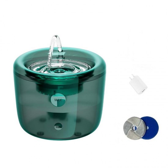 1.6L Pet Water Fountain Intelligent Automatic Cycle USB Pet Water Dispenser With Cotton Filter Constant Temperature Pet Drinking Fountain