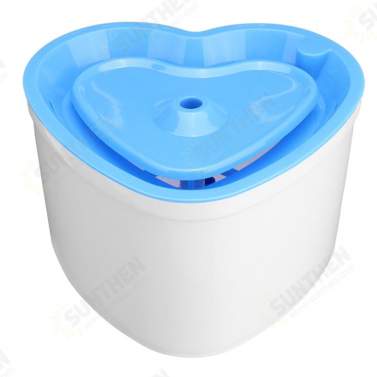 2L Pet Bowl Dog PET Drinking Water Fountain Bowl Drink Dish