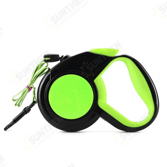 3/5/8m Reflective Dog Lead Retractable Nylon Cat Lead Puppy Walking Running Pet Leash Dog Accessories