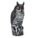 40cm Electric Induction Sound Illuminate Hunting Owl Decoy Garden Decoration