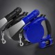 4.5M 20kg Retractable Dog Leash Automatic Walking Leash Lead with LED Garbage Dispenser Night Light Dog Traction Rope