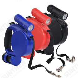 4.5M 20kg Retractable Dog Leash Automatic Walking Leash Lead with LED Garbage Dispenser Night Light Dog Traction Rope 4.5M 20kg Retractable Dog Leash Automatic Walking Leash Lead with LED Garbage Dispenser Night Light Dog Traction Rope