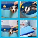 60/100cm Folding Dog Bath Pool Pet Swimming Bath Tub Kiddie Pool for Dogs Cats Kids