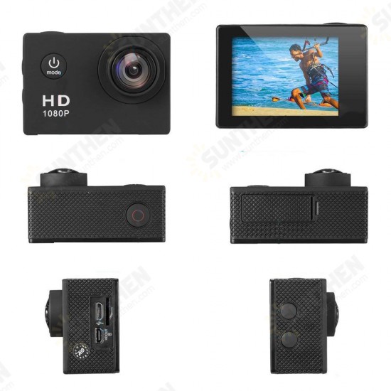 2 Inches 4K HD 1080P Screen 300,000Pixels Sport Camera Underwater 30m Action DVR Camcorder Waterproof Hunting Camera