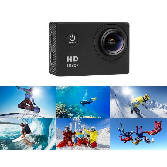 2 Inches 4K HD 1080P Screen 300,000Pixels Sport Camera Underwater 30m Action DVR Camcorder Waterproof Hunting Camera